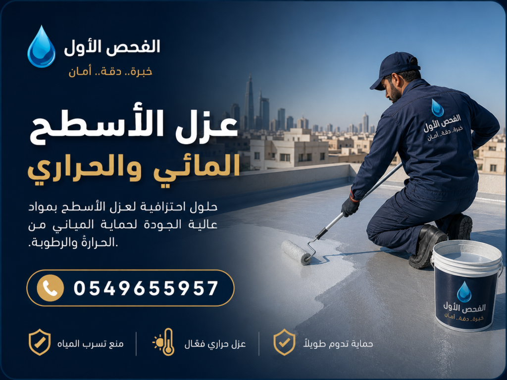 عزل الأسطح المائي والحراري