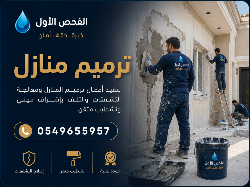 ترميم فيلا بمدينة الرياض