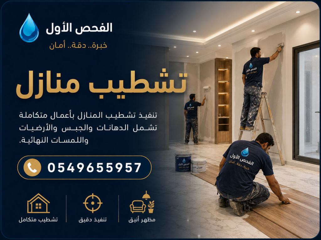 تشطيب مبني بحي النرجس